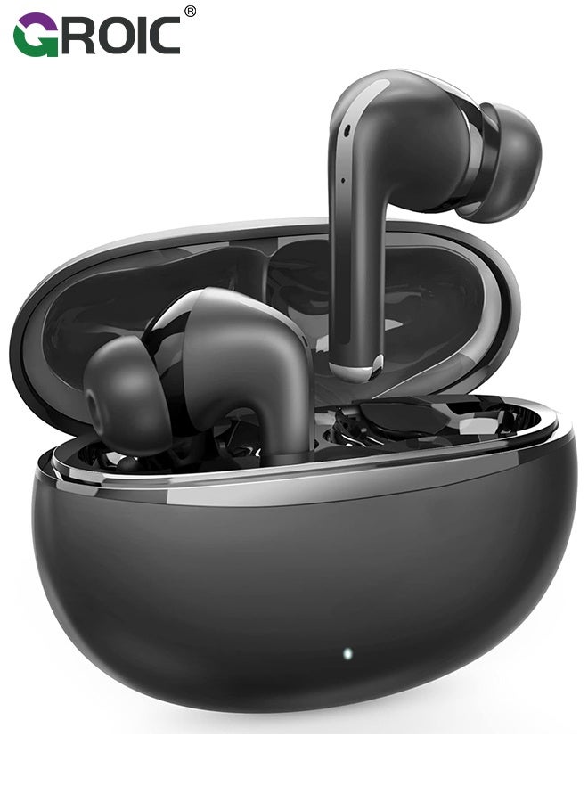Noise Cancelling Wireless Earbuds, Bluetooth 5.3 Earbuds, Stereo Bass Boost Headphones, Bluetooth Earbuds Noise Cancelling, 24H Playtime, IPX5